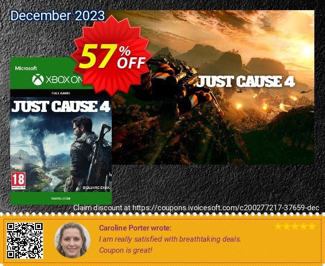 Just Cause 4 Standard Xbox One discount 57% OFF, 2024 Spring offering sales. Just Cause 4 Standard Xbox One Deal 2024 CDkeys