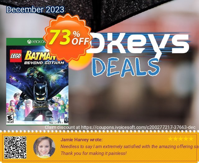 LEGO Batman 3 - Beyond Gotham Deluxe Edition Xbox One (UK) genial Promotionsangebot Bildschirmfoto