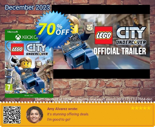 LEGO City Undercover Xbox One (UK) 独占 产品销售 软件截图