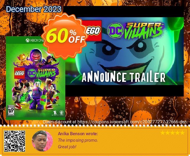 LEGO DC Super-Villains Xbox One (UK) 特殊 产品销售 软件截图