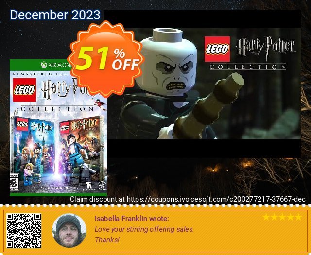 LEGO Harry Potter Collection Xbox One (UK) ausschließenden Ausverkauf Bildschirmfoto