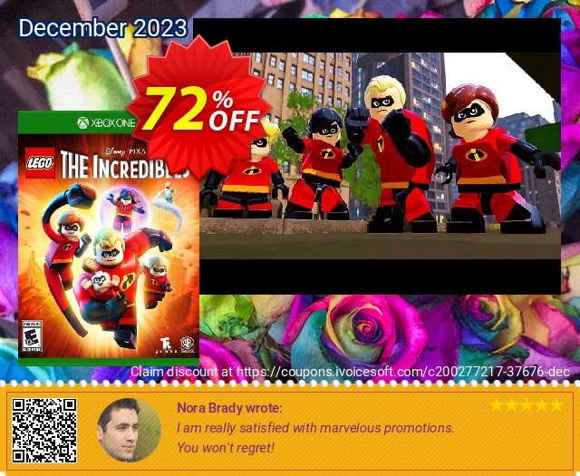 LEGO The Incredibles Xbox One (UK) discount 72% OFF, 2024 April Fools' Day offering sales. LEGO The Incredibles Xbox One (UK) Deal 2024 CDkeys