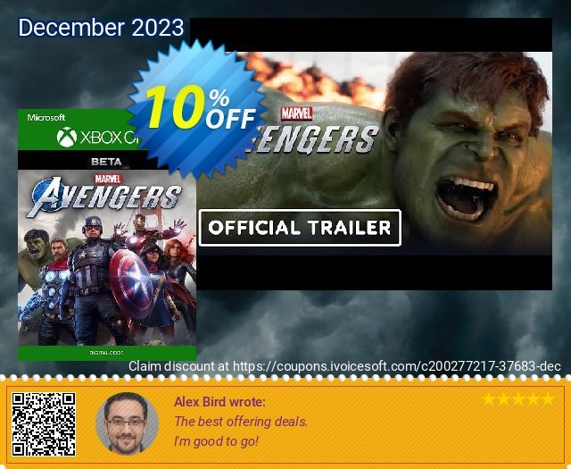 Marvel&#039;s Avengers Beta Access Xbox One 了不起的 产品销售 软件截图