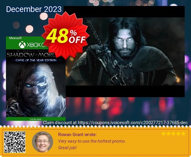 Middle-Earth: Shadow of Mordor -  Game of the Year Edition Xbox One (UK) beeindruckend Außendienst-Promotions Bildschirmfoto