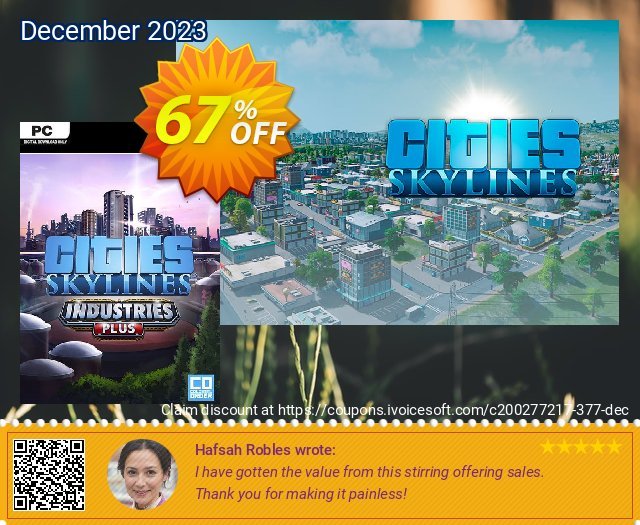 Cities Skylines PC - Industries Plus DLC 壮丽的 产品交易 软件截图