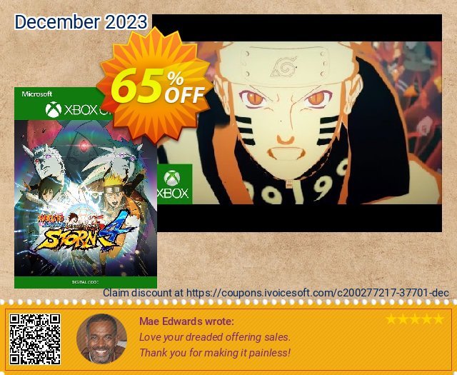 Naruto Shippuden Ultimate Ninja Storm 4 Xbox One (UK) 惊人的 产品折扣 软件截图