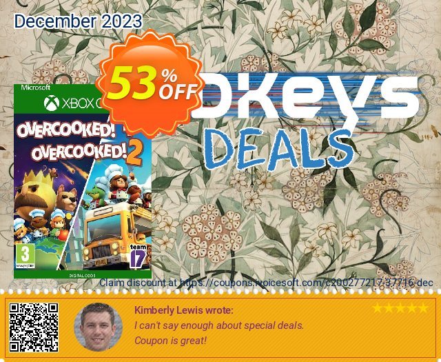 Overcooked! + Overcooked! 2 Xbox One (UK) discount 53% OFF, 2024 April Fools' Day offering sales. Overcooked! + Overcooked! 2 Xbox One (UK) Deal 2024 CDkeys