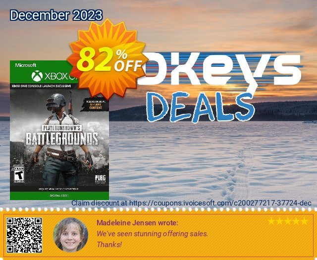 PlayerUnknowns Battlegrounds (PUBG) Xbox One (UK) 偉大な 値下げ スクリーンショット