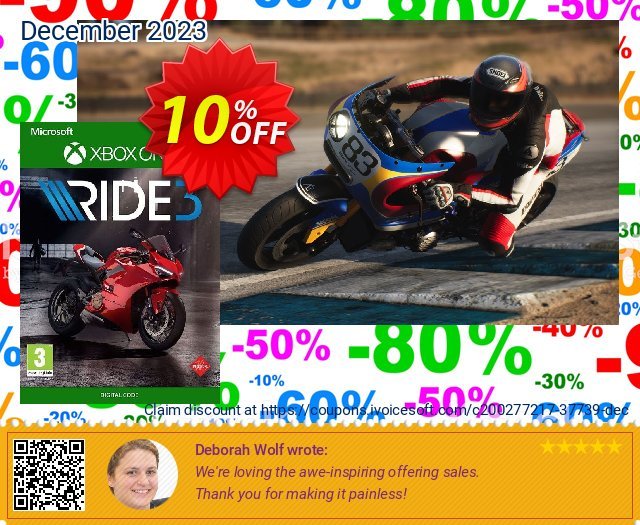 Ride 3 Xbox One (US) gemilang penawaran sales Screenshot