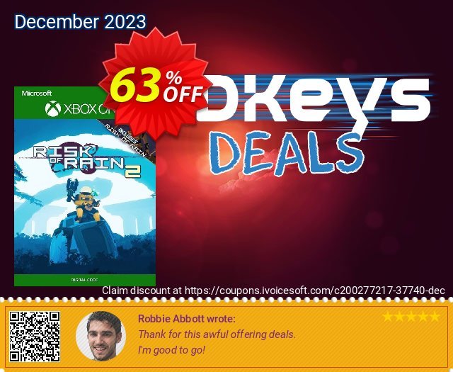 Risk of Rain 1 and 2 Bundle Xbox One (UK) discount 63% OFF, 2024 World Heritage Day discounts. Risk of Rain 1 and 2 Bundle Xbox One (UK) Deal 2024 CDkeys