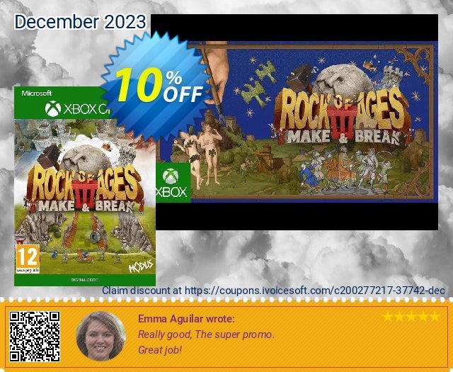 Rock of Ages 3: Make & Break Xbox One (EU) 了不起的 销售折让 软件截图