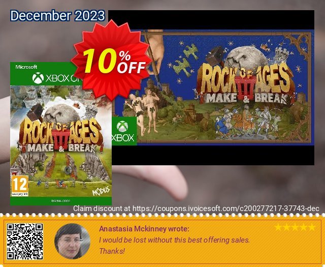 Rock of Ages 3: Make & Break Xbox One (UK) tidak masuk akal deals Screenshot