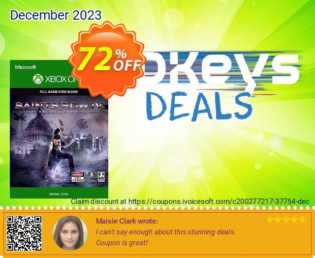 Saints Row IV: Re-Elected Xbox One (UK) menakuntukan penawaran loyalitas pelanggan Screenshot