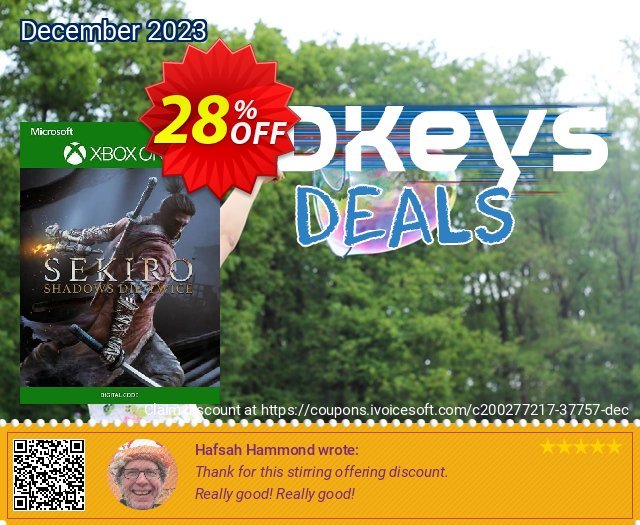 Sekiro: Shadows Die Twice Xbox One (UK) discount 28% OFF, 2024 Easter Day offering sales. Sekiro: Shadows Die Twice Xbox One (UK) Deal 2024 CDkeys