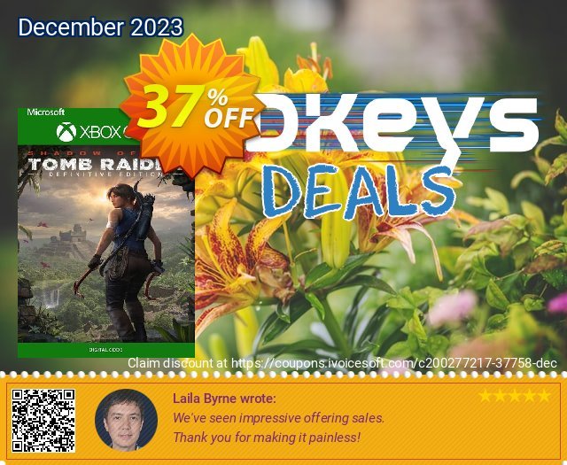 Shadow of the Tomb Raider Definitive Edition - Extra Content Xbox One (UK) eksklusif voucher promo Screenshot