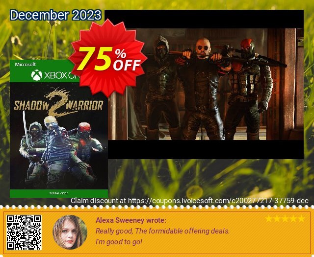 Shadow Warrior 2 Xbox One (UK) discount 75% OFF, 2024 Spring discounts. Shadow Warrior 2 Xbox One (UK) Deal 2024 CDkeys