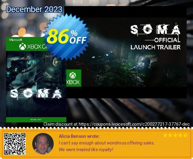 SOMA Xbox One (UK) discount 86% OFF, 2024 Easter Day offering deals. SOMA Xbox One (UK) Deal 2024 CDkeys