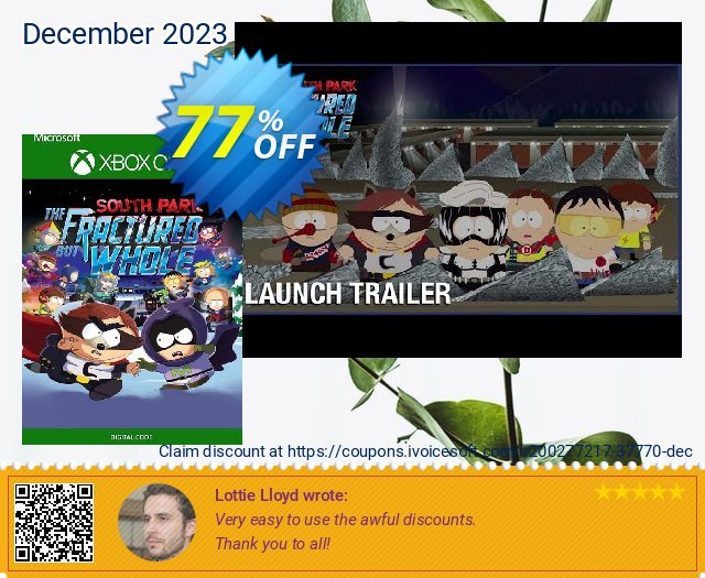 South Park: The Fractured but Whole Xbox One (UK) 驚くばかり  アドバタイズメント スクリーンショット