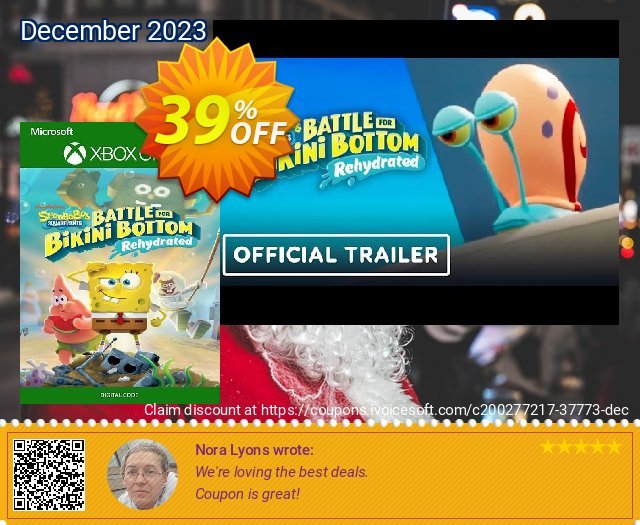 SpongeBob SquarePants: Battle for Bikini Bottom - Rehydrated Xbox One (UK) wundervoll Preisnachlass Bildschirmfoto
