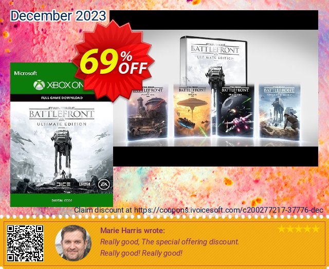 Star Wars Battlefront - Ultimate Edition Xbox One (UK) discount 69% OFF, 2024 Easter offering sales. Star Wars Battlefront - Ultimate Edition Xbox One (UK) Deal 2024 CDkeys
