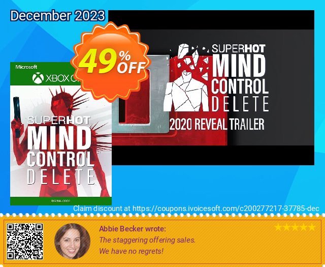 SUPERHOT: MIND CONTROL DELETE Xbox One (UK) genial Verkaufsförderung Bildschirmfoto