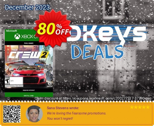 The Crew 2 Xbox One (UK) 美妙的 产品销售 软件截图