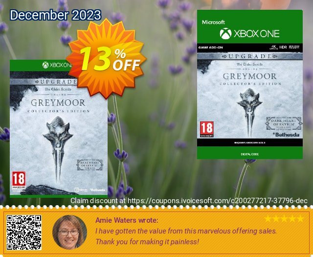 The Elder Scrolls Online: Greymoor Collector&#039;s Edition Upgrade Xbox One 令人印象深刻的 折扣 软件截图