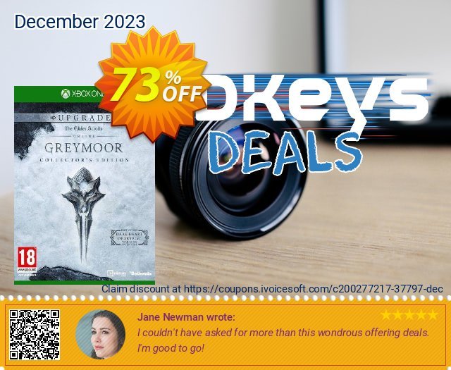 The Elder Scrolls Online: Greymoor Collector's Edition Upgrade Xbox One (UK) discount 73% OFF, 2024 April Fools Day offering sales. The Elder Scrolls Online: Greymoor Collector&#039;s Edition Upgrade Xbox One (UK) Deal 2024 CDkeys