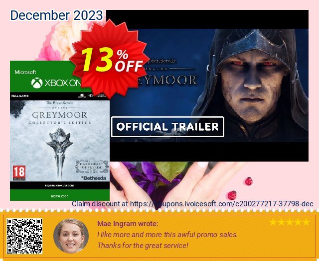 The Elder Scrolls Online: Greymoor Collector&#039;s Edition Xbox One 令人敬畏的 促销 软件截图
