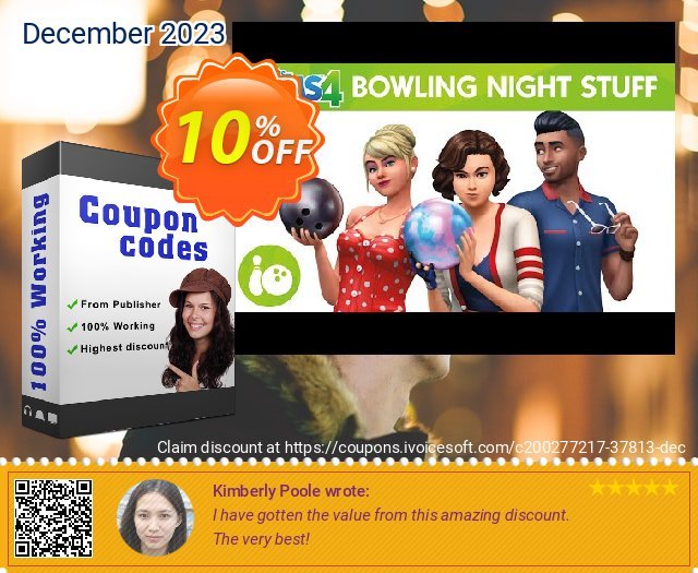 The Sims 4 - Bowling Night Stuff Xbox One (UK) keren penjualan Screenshot