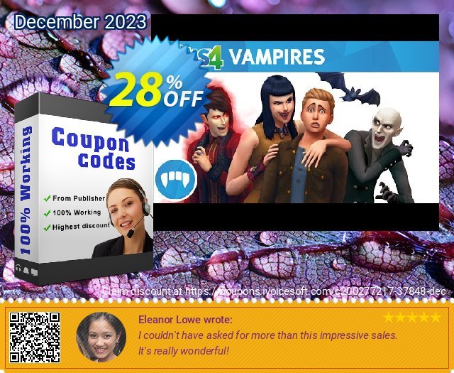 The Sims 4 -  Vampires Game Pack Xbox One (UK) 偉大な 増進 スクリーンショット