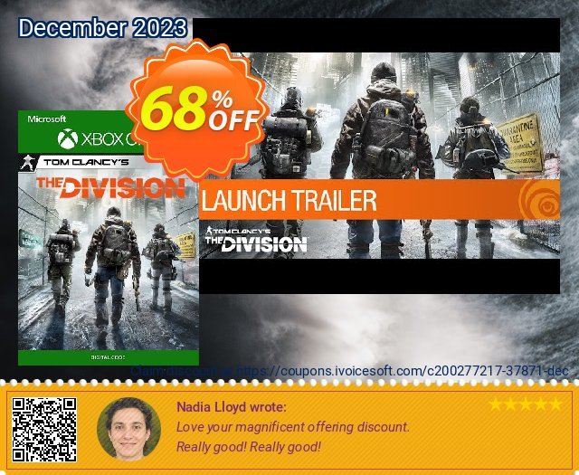 Tom Clancy&#039;s The Division Xbox One (UK) 驚くばかり 増進 スクリーンショット