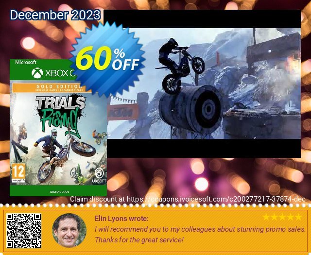 Trials Rising - Gold Edition Xbox One (UK) discount 60% OFF, 2024 World Backup Day discounts. Trials Rising - Gold Edition Xbox One (UK) Deal 2024 CDkeys