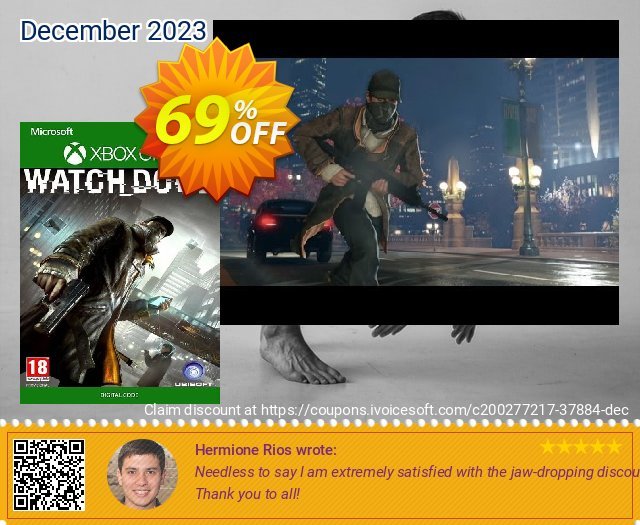 Watch Dogs Xbox One (UK) discount 69% OFF, 2024 Mother Day offering sales. Watch Dogs Xbox One (UK) Deal 2024 CDkeys