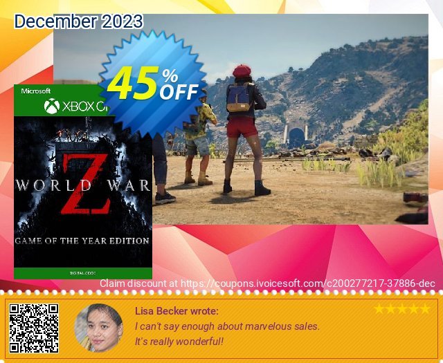 World War Z - Game of the Year Edition Xbox One (US) discount 45% OFF, 2024 April Fools' Day offering sales. World War Z - Game of the Year Edition Xbox One (US) Deal 2024 CDkeys