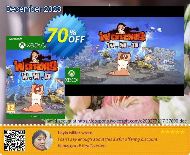 Worms W.M.D Xbox One (UK) teristimewa penawaran loyalitas pelanggan Screenshot