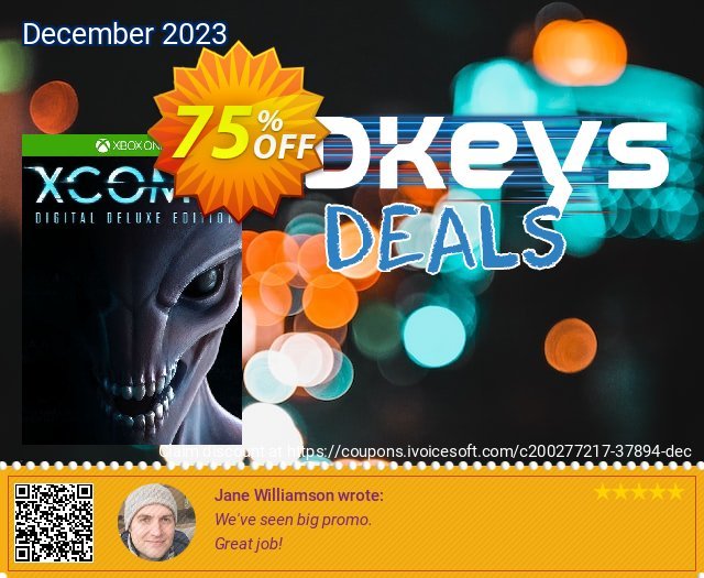 XCOM 2 Deluxe Edition Xbox One (UK) discount 75% OFF, 2024 Spring sales. XCOM 2 Deluxe Edition Xbox One (UK) Deal 2024 CDkeys