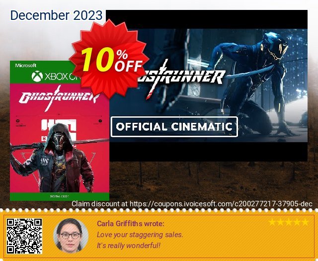 Ghostrunner Xbox One (EU) 偉大な 昇進させること スクリーンショット
