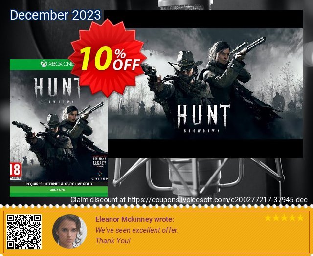 Hunt: Showdown Xbox One (EU) discount 10% OFF, 2024 World Heritage Day offering sales. Hunt: Showdown Xbox One (EU) Deal 2024 CDkeys