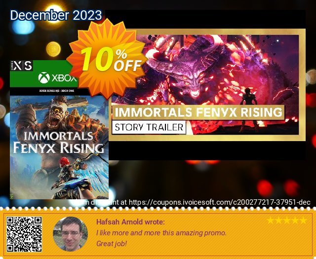 Immortals Fenyx Rising  Xbox One/Xbox Series X|S (EU) 令人恐惧的 销售 软件截图