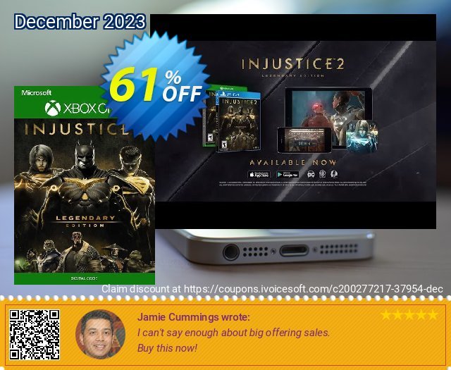 Injustice 2 - Legendary Edition Xbox One (EU) wunderbar Ermäßigung Bildschirmfoto