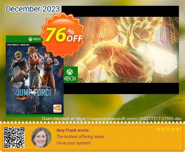 Jump Force Xbox One (UK) super Verkaufsförderung Bildschirmfoto
