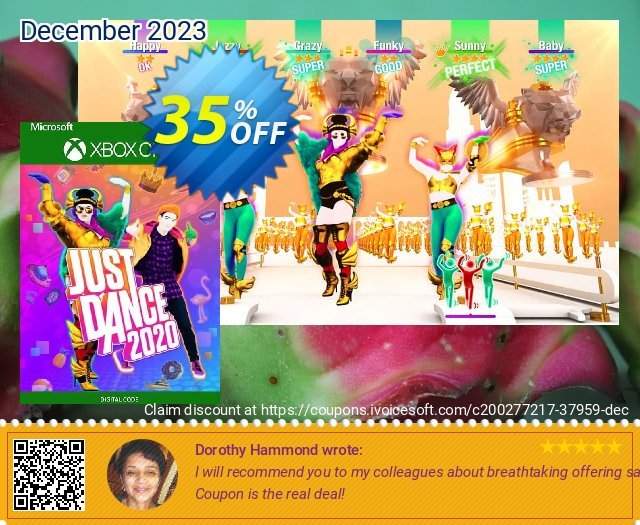 Just Dance 2020 Xbox One discount 35% OFF, 2024 World Backup Day promo sales. Just Dance 2024 Xbox One Deal 2024 CDkeys