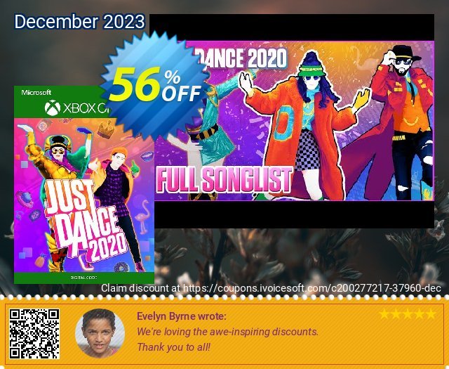 Just Dance 2020 Xbox One (UK) discount 56% OFF, 2024 World Heritage Day offering sales. Just Dance 2024 Xbox One (UK) Deal 2024 CDkeys