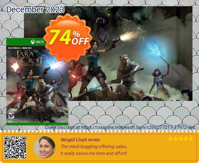 Lara Croft and the Temple of Osiris Xbox One discount 74% OFF, 2024 Easter Day offer. Lara Croft and the Temple of Osiris Xbox One Deal 2024 CDkeys