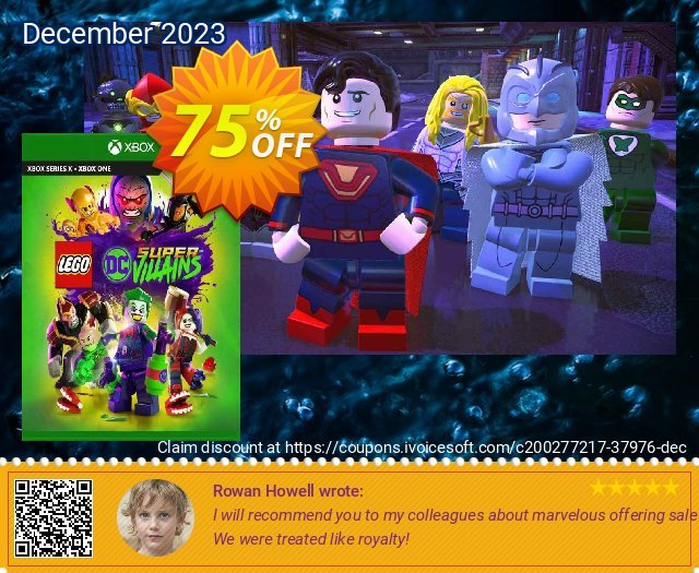 LEGO DC Super-Villains Xbox One (US) 令人震惊的 销售 软件截图