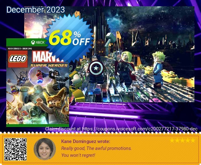 LEGO Marvel Super Heroes Xbox One (US) 令人吃惊的 促销销售 软件截图