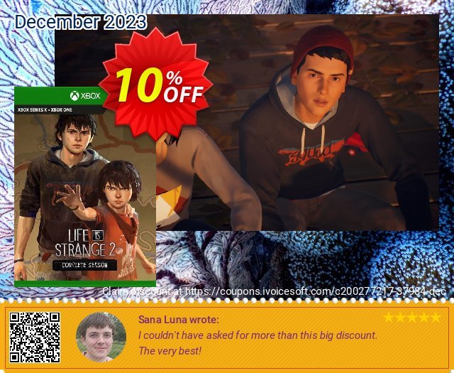 Life is Strange 2: Complete Season Xbox One discount 10% OFF, 2024 Spring offering sales. Life is Strange 2: Complete Season Xbox One Deal 2024 CDkeys