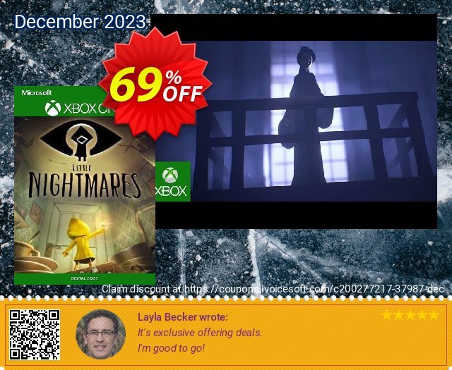 Little Nightmares Xbox One (UK) 可怕的 产品销售 软件截图