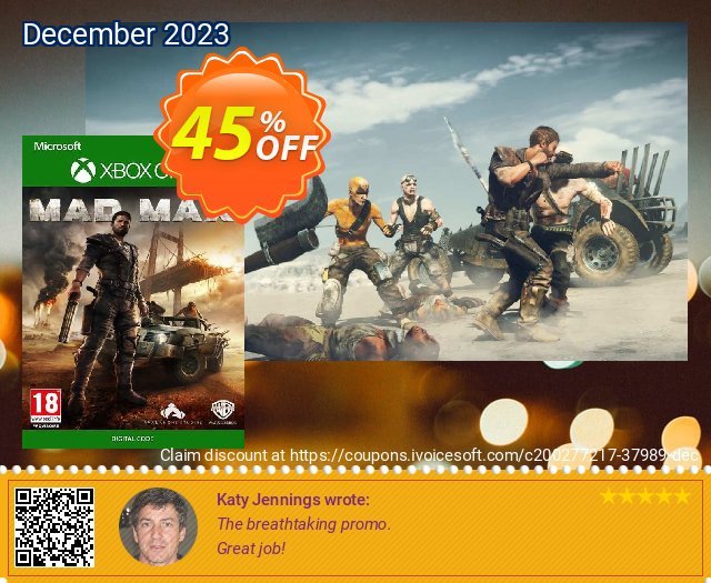 Mad Max Xbox One (US) verblüffend Disagio Bildschirmfoto